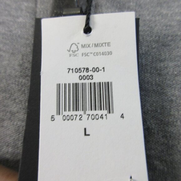 Banana Republic Men Luxe Touch Performance Jacket L Grey Sweater Bomber 630 - Picture 7 of 10